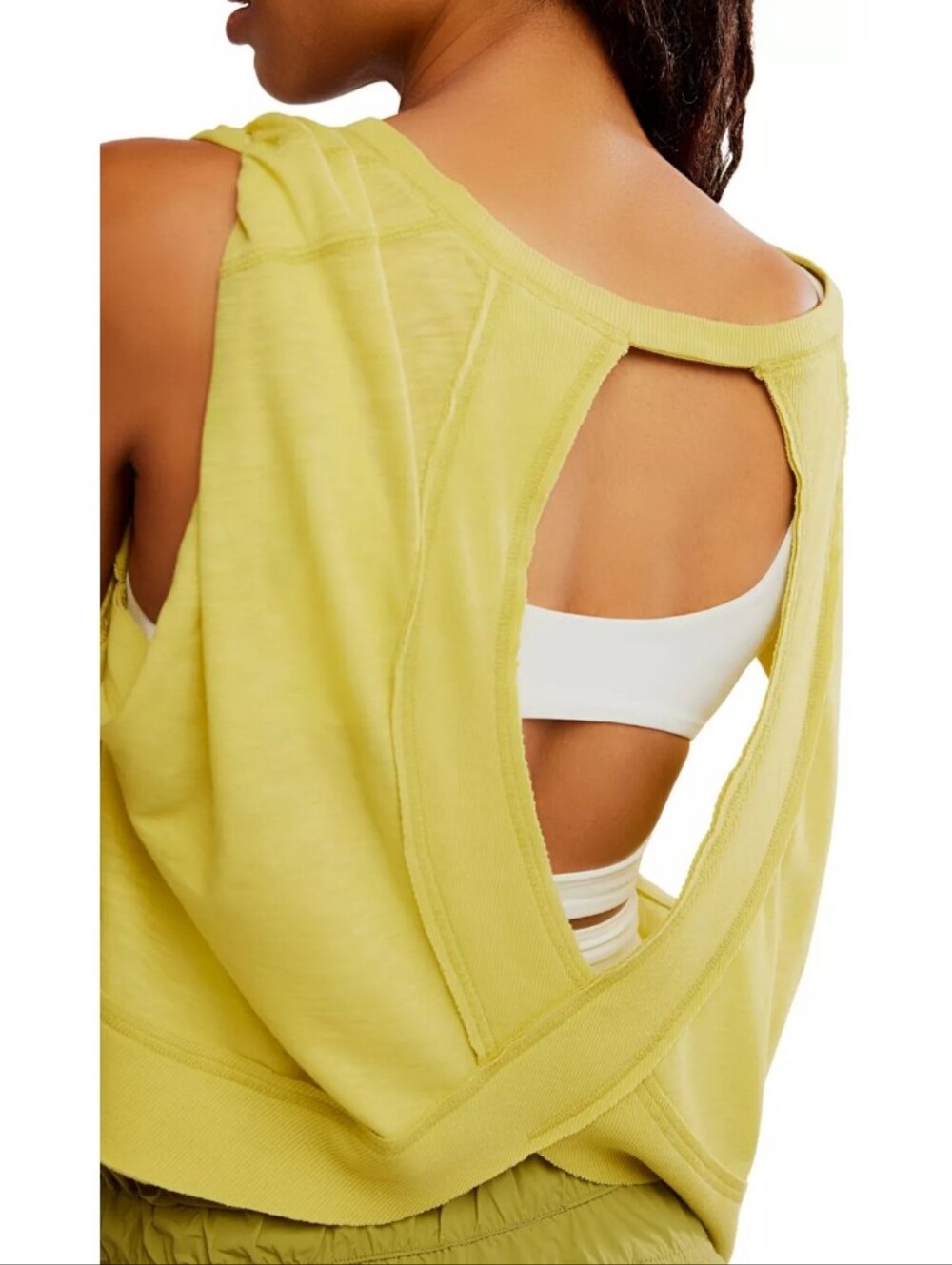 FP Movement My Time Layer Top In Honeydew, NWT - Picture 5 of 8